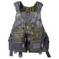 MUNDO MAGIA - Chaleco De Pesca Con Mochila Salvavidas Pescador Mosca