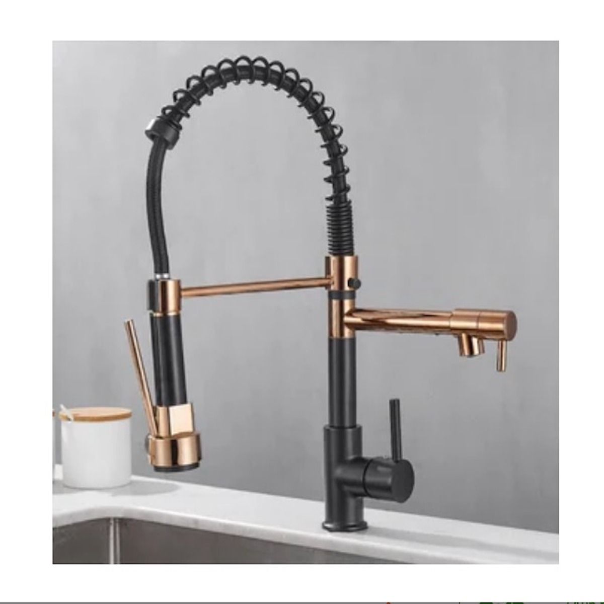 MUNDO MAGIA - Grifo Llave Lavaplatos Monomando Cocina Extensible Triple