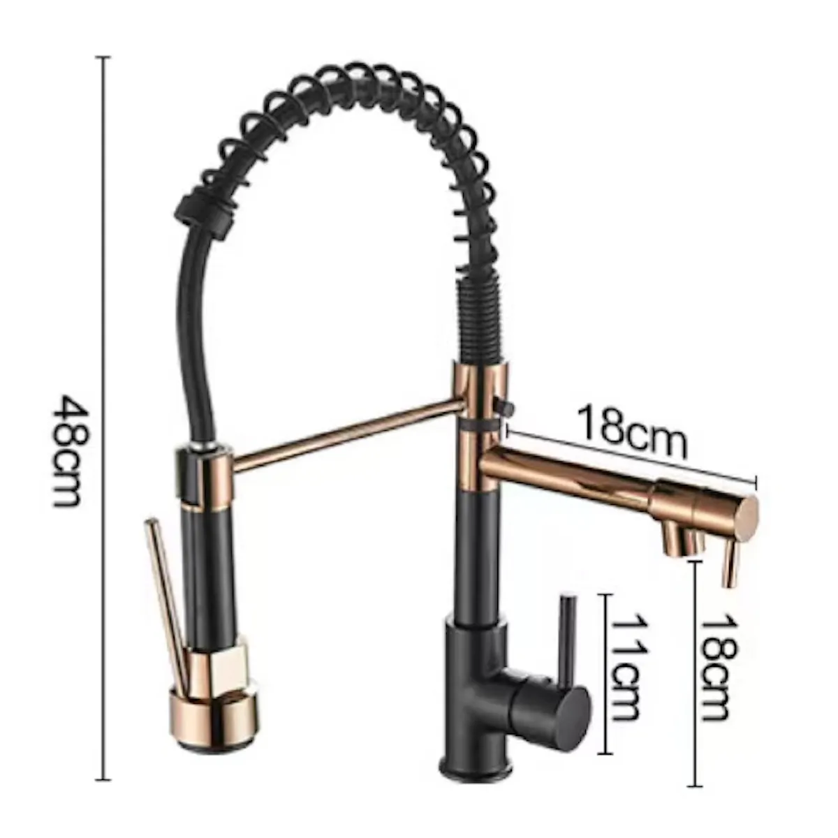 MUNDO MAGIA - Grifo Llave Lavaplatos Monomando Cocina Extensible Triple