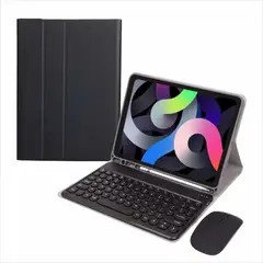 SHARGE - Teclado y Ratón Bluetooth para iPad Air 3 10.5inch Negro Español