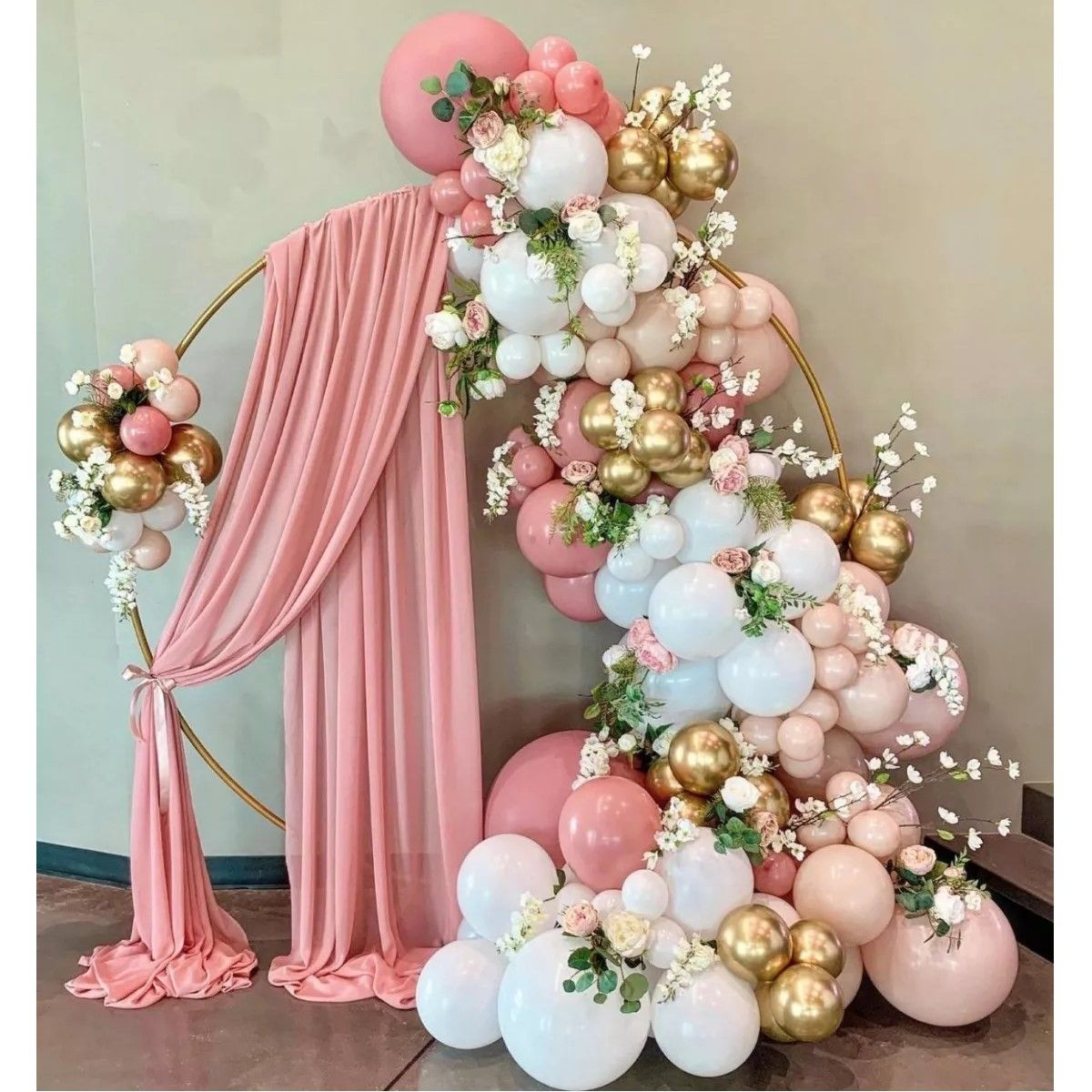 MUNDO MAGIA - Base Estructura Circular Arco De Globos Decoraciones Aro 2m