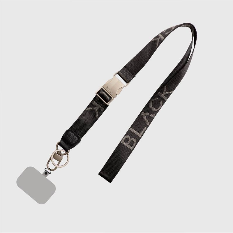 BUBBA - Lanyard Logo Silver Black Bubba