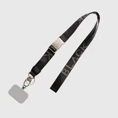 BUBBA - Lanyard Logo Silver Black