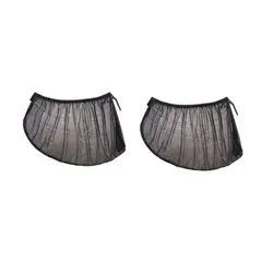 GENERICO - Set 2 Malla Parasol De Ventanas Laterales Traseras Para Auto