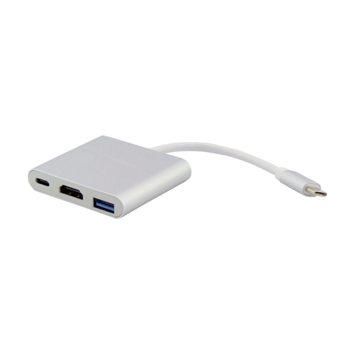GENERICO - Adaptador Hub 3 En 1 Usb Tipo C A Usb-c Hdmi Usb3.0 Para Mac