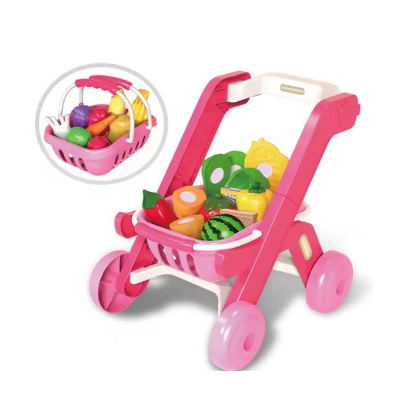 GENERICO - Mini Carrito De Compras Juguete Niños Accesorios Comida