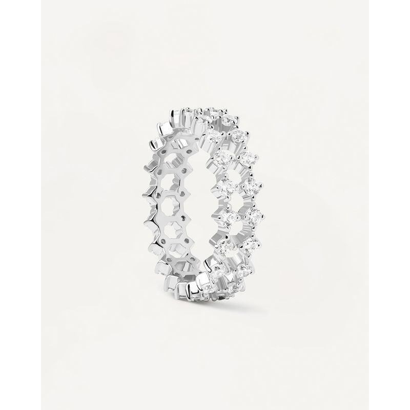 PDPAOLA - Anillo PDPaola An02-882-16 Plateado Mujer