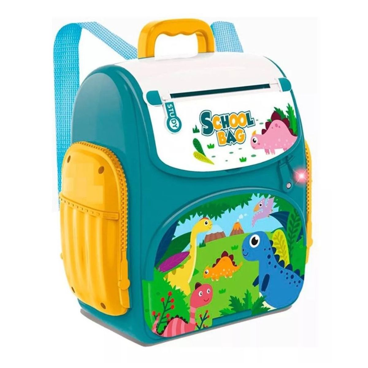 GENERICO - Alcancía Infantil Mochila Electrica Sensor De Huella Verde