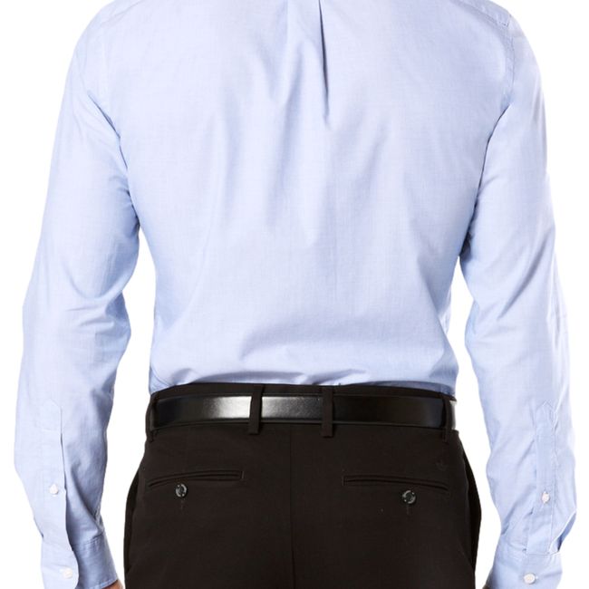 DOCKERS - Camisa Hombre Refined Poplin Slim Fit Celeste Dockers