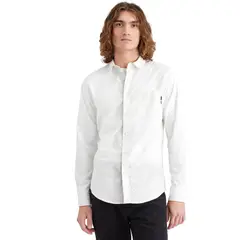 DOCKERS - Camisa Hombre Casual Slim Fit Blanco