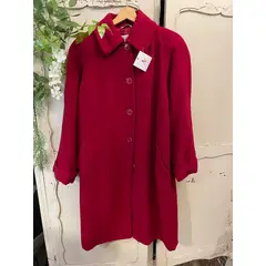 LES COPAINS - ABRIGO ROJO ITALIANO HECHO EN ITALIA