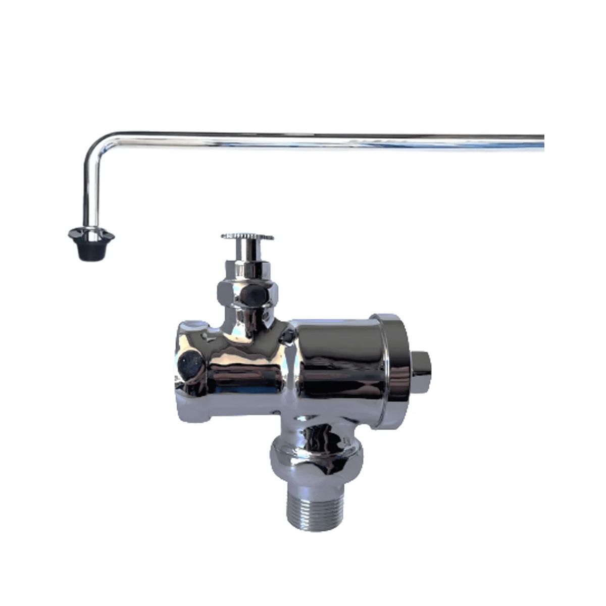 GENERICO - Fluxómetro Botón Entrada Posterior 3 / 4 WC