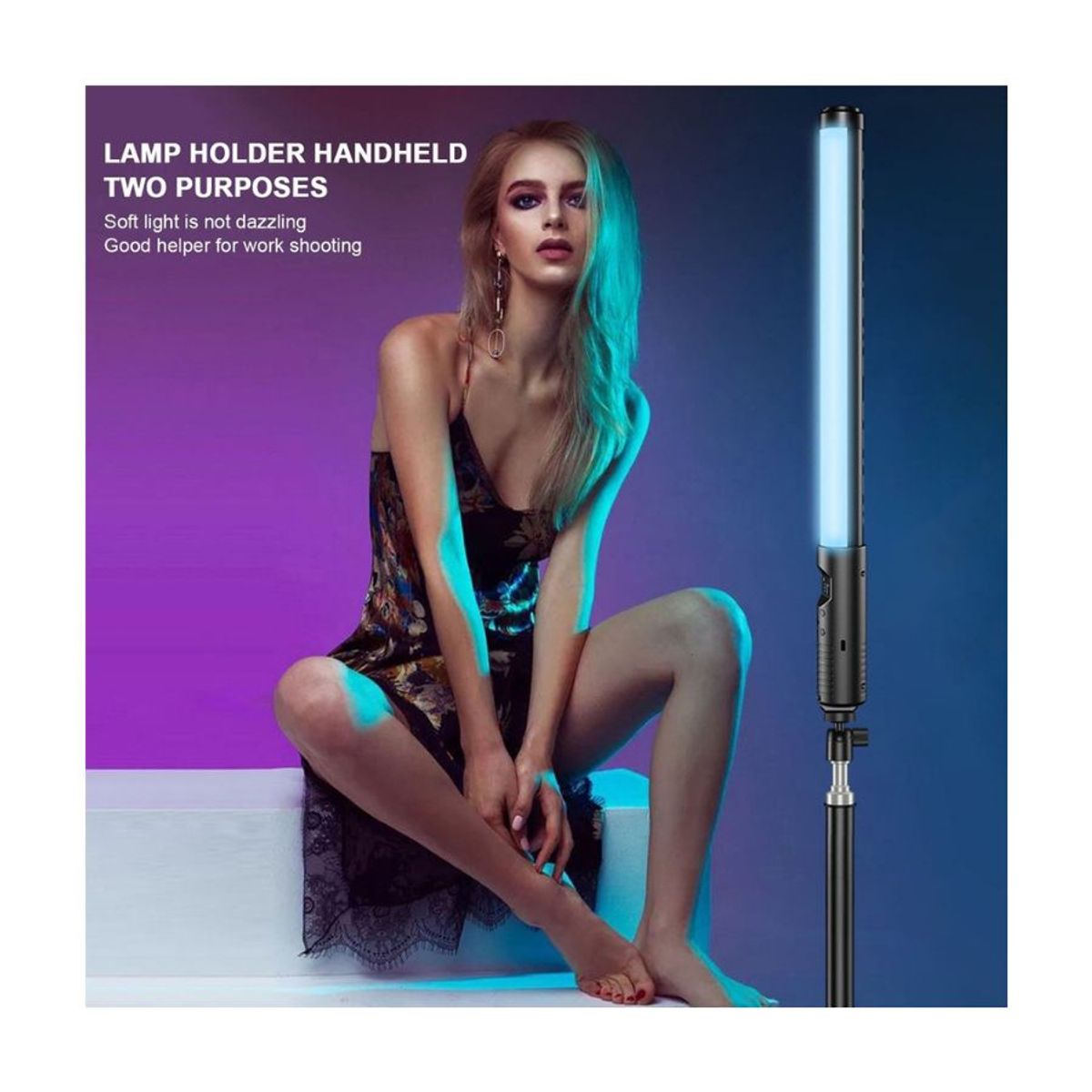 GENERICO - Tubo Led Luz Rgb De Mano Fotografia O Videos Light Stick