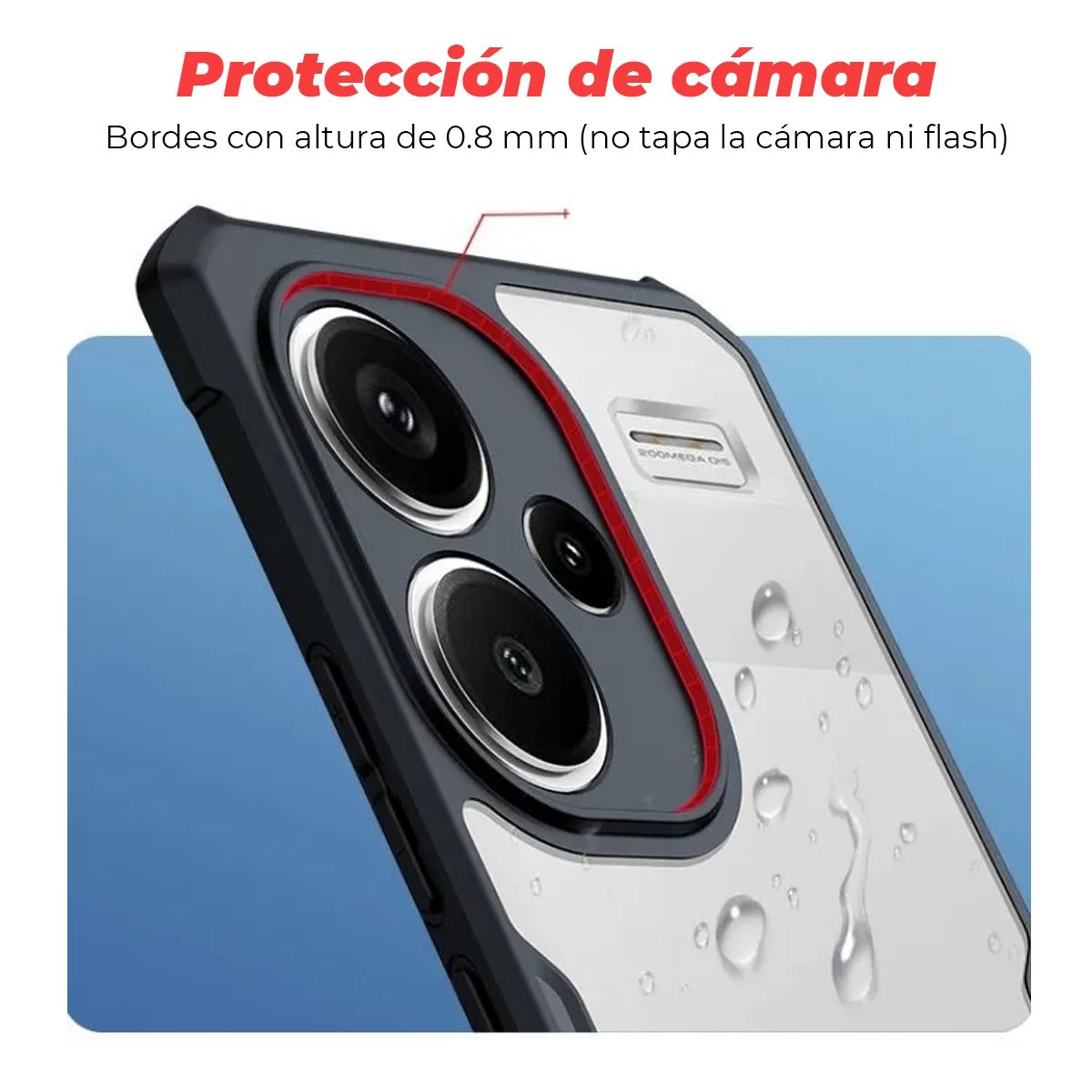 XUNDD - Carcasa para Redmi Note 13 Pro Plus 5G Militar Grade X Antigolpes