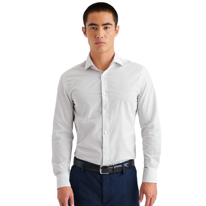 DOCKERS - Camisa Hombre Crafted Slim Fit Blanco Dockers