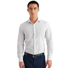 DOCKERS - Camisa Hombre Crafted Slim Fit Blanco