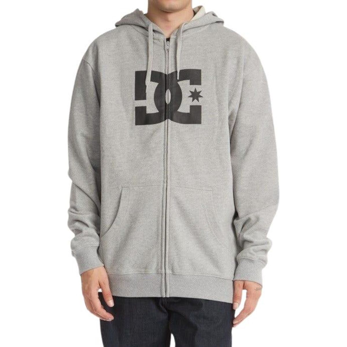 DC SHOES - Poleron Hombre Star Zh Gris DC