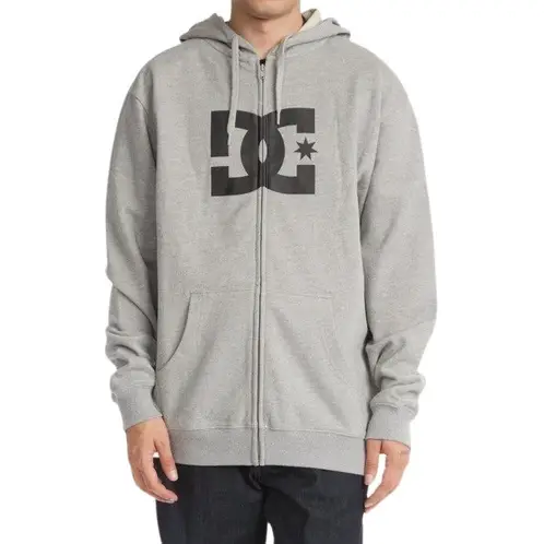 DC SHOES - Poleron Hombre Star Zh Gris DC