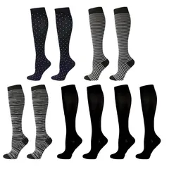 FITNICS - Medias Calcetines de Compresion varices Pack 5 Pares