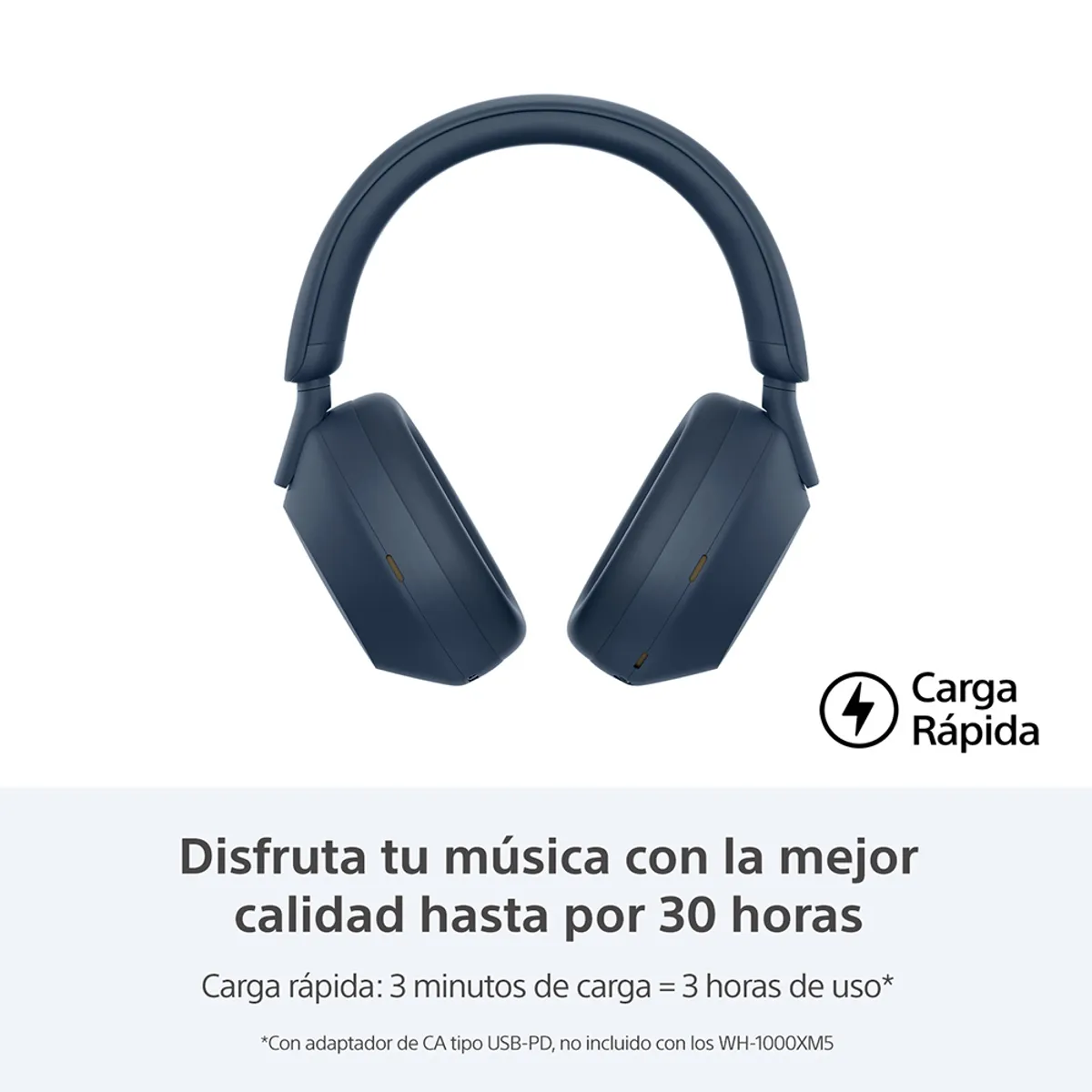 SONY - Audífonos Bluetooth con noise cancelling WH-1000XM5