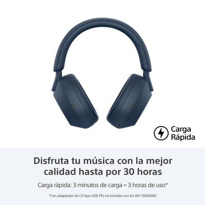 Imagen 2 del producto Audífonos Bluetooth con noise cancelling WH-1000XM5