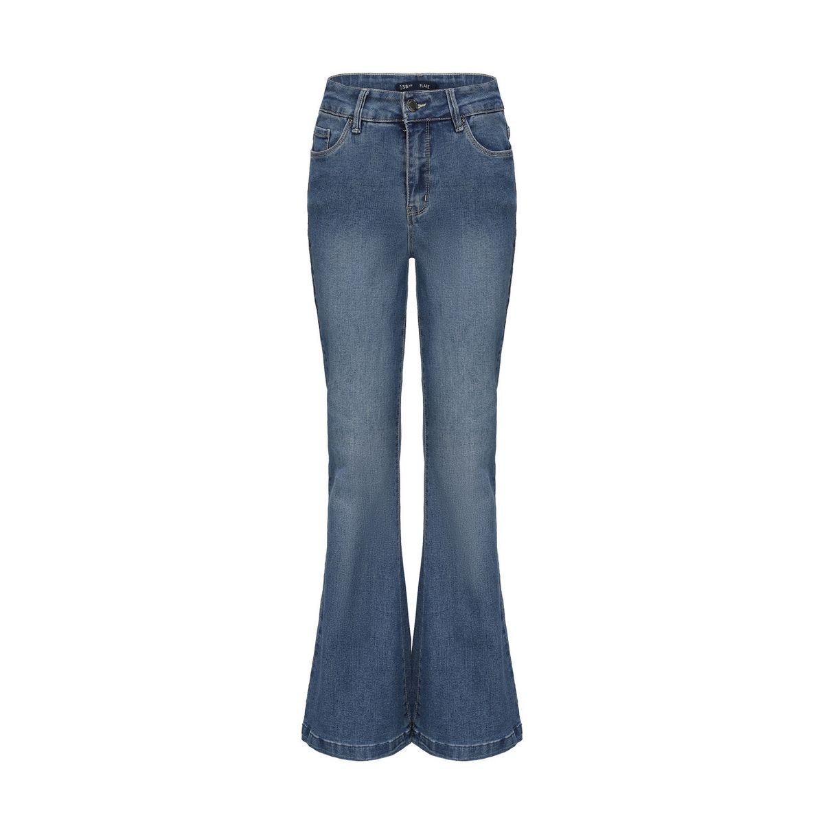 FASHION'S PARK - Jeans Mujer Recto Lavado Azul Oscuro Fashion's Park