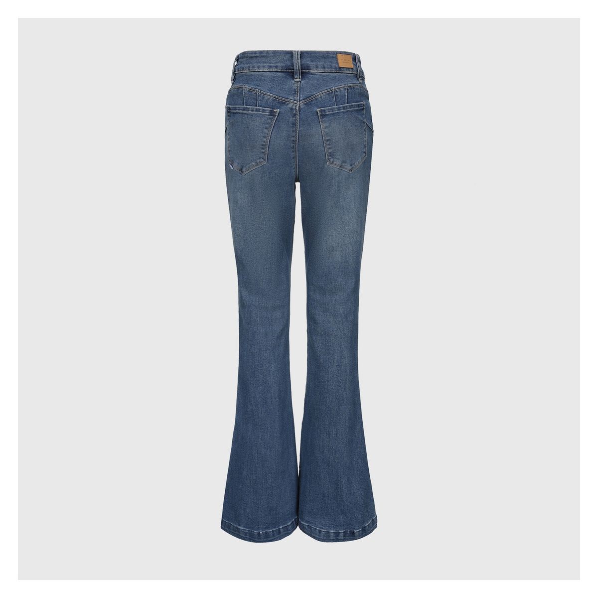 FASHION'S PARK - Jeans Mujer Recto Lavado Azul Oscuro Fashion's Park
