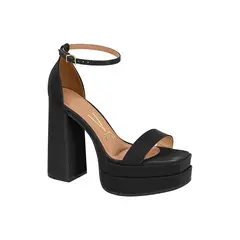 VIZZANO - Sandalia Maxi Plataforma Glossy Negro