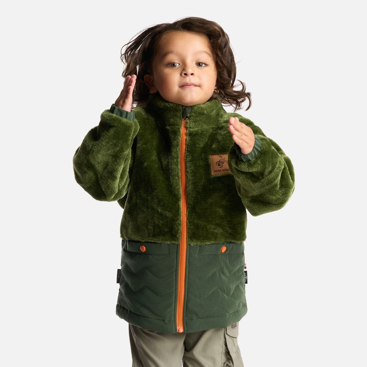 HAKA HONU - Chaqueta Niño Mini-Noesni Verde Haka Honu