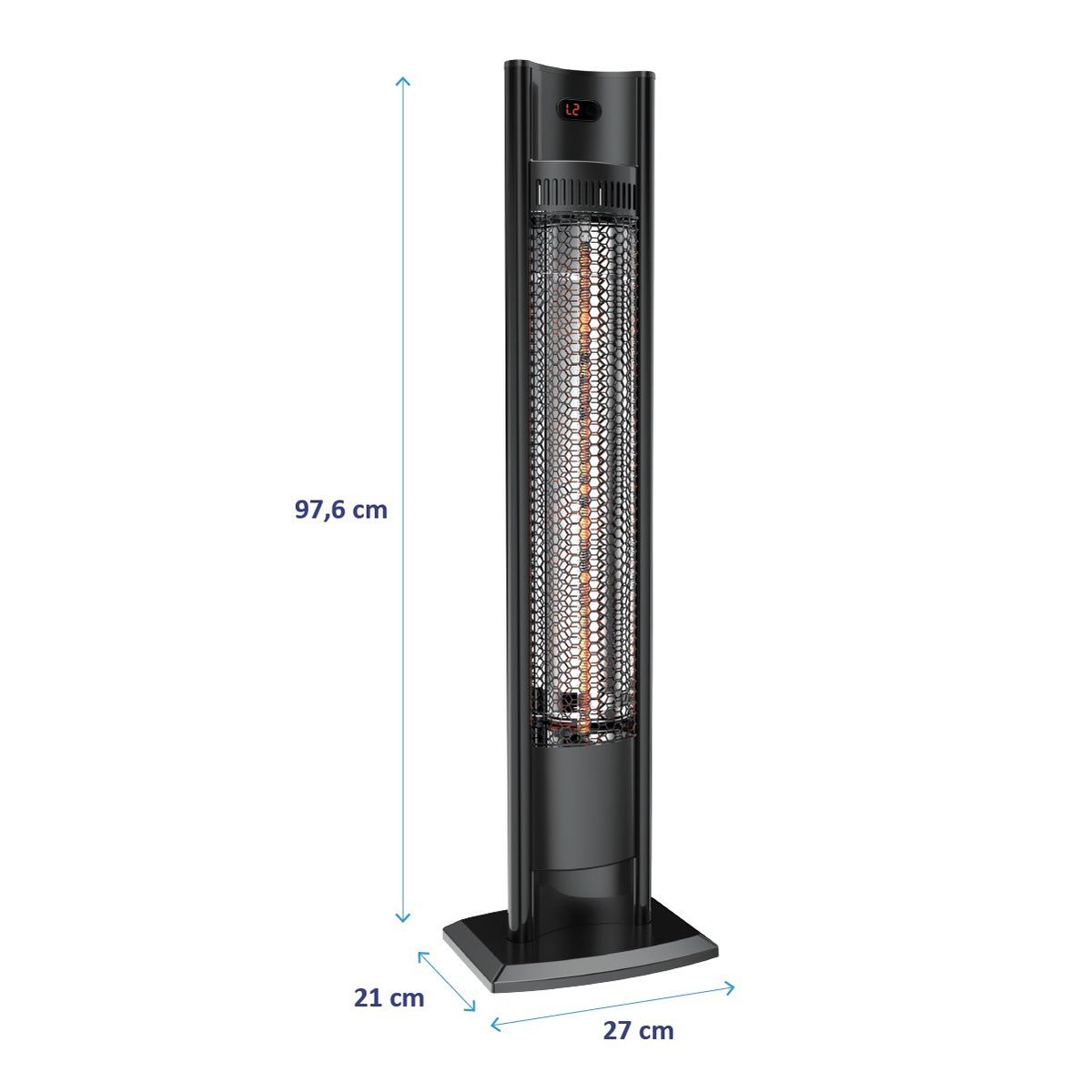 PRIMATERM - Calefactor de Terraza Primawarm 2000w 2 Niveles PRIMATERM