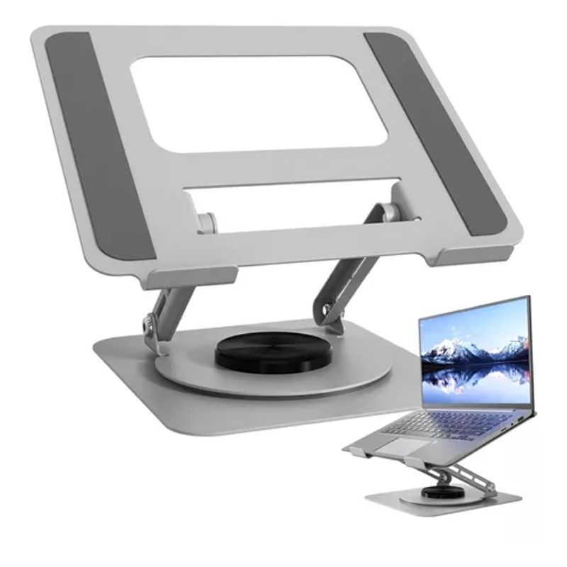 GENERICO - Soporte De Aluminio Ajustable Notebook Computadora Portátil