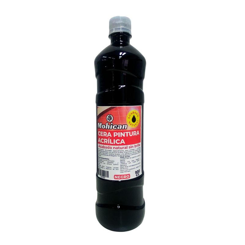 MOHICAN - CERA PINTURA 900 CC MOHICAN NEGRO