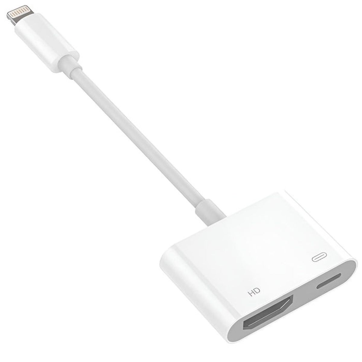 GENERICO - Cable Adaptador Lightning A HDMI  + Puerto De Carga iPhone / iOS/ iPad