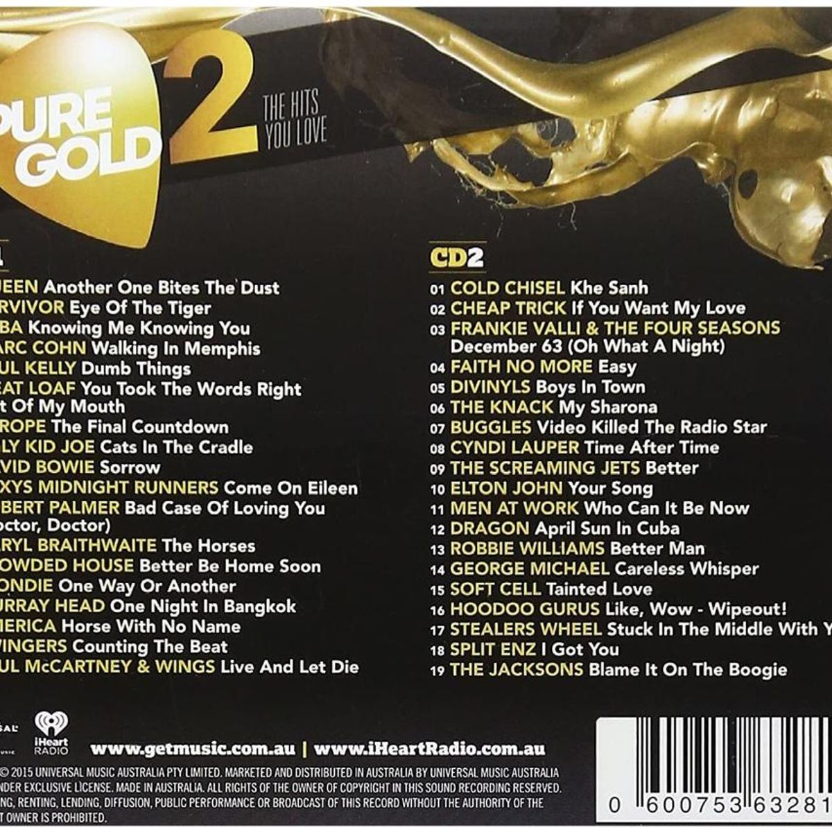 HITWAY MUSIC - PURE GOLD 2 - VARIOUS ARTIST (2CD) - CD HITWAY MUSIC