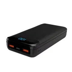 TECNOLAB - Power Bank 20.000 mAH Turbo Multi Puertos C USB Micro TL180B - Negro