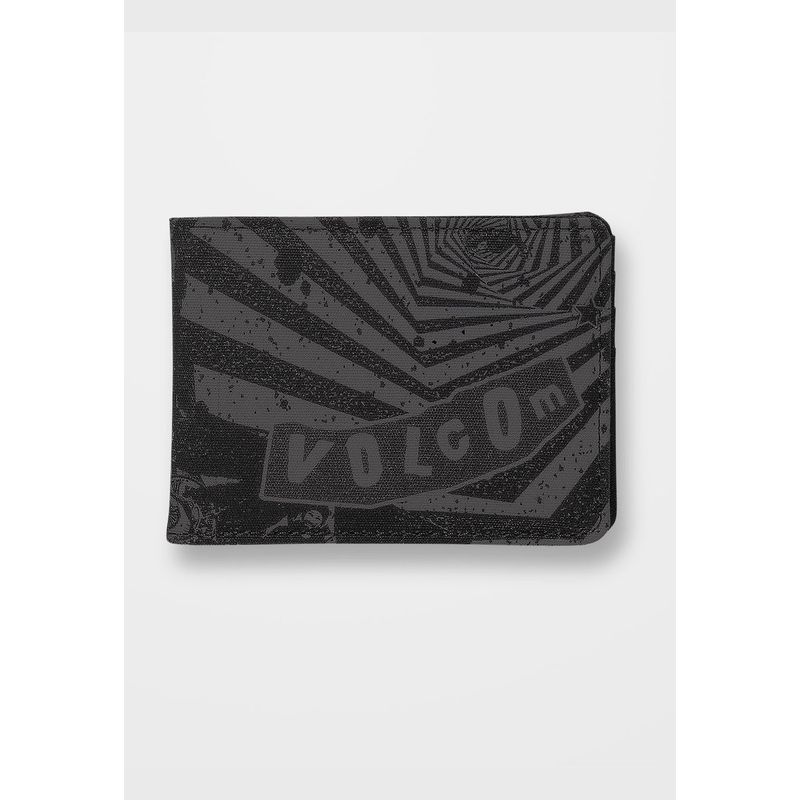 VOLCOM - Billetera Post Bifold Hombre Negro Volcom