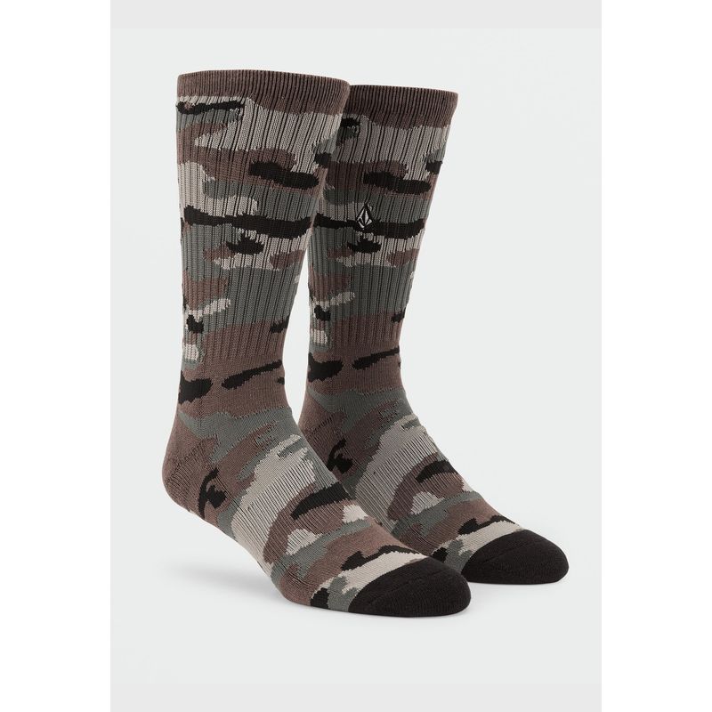 VOLCOM - Calcetines Vibes PR Hombre Full Print Military Volcom