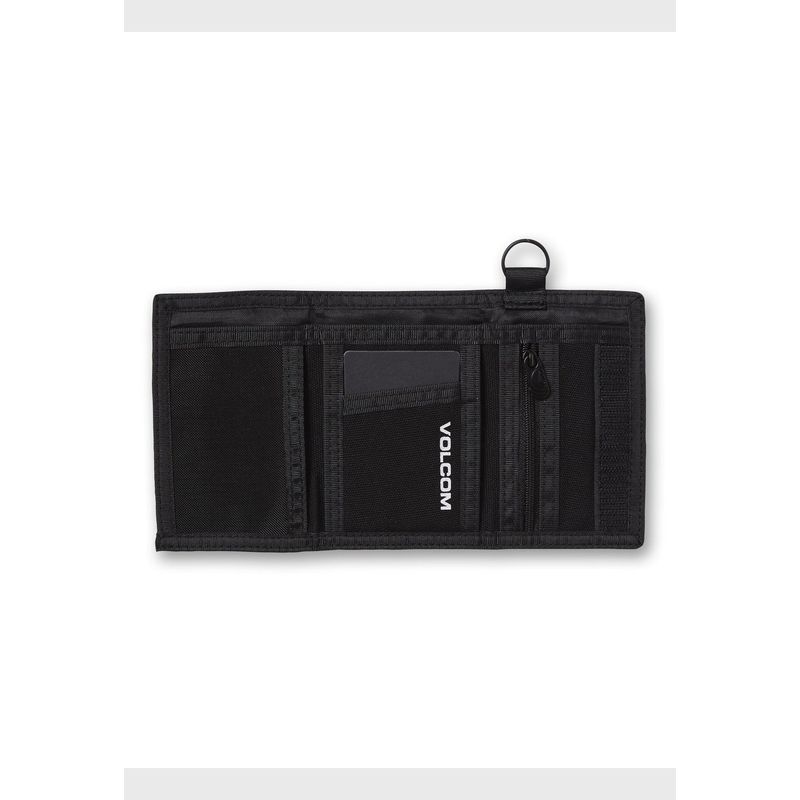 VOLCOM - Billetera Box Stone Hombre Negro  Volcom