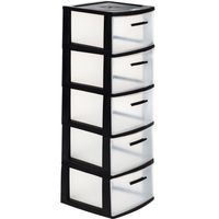 Cajonero 5 Niveles Eclypse Negro MQ