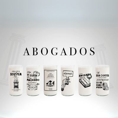 Imagen 2 del producto Abogados - Juego de 6 Vasos