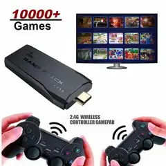 GENERICO - Game Stick 4K con 2 Controles Inalámbricos Juegos Retro