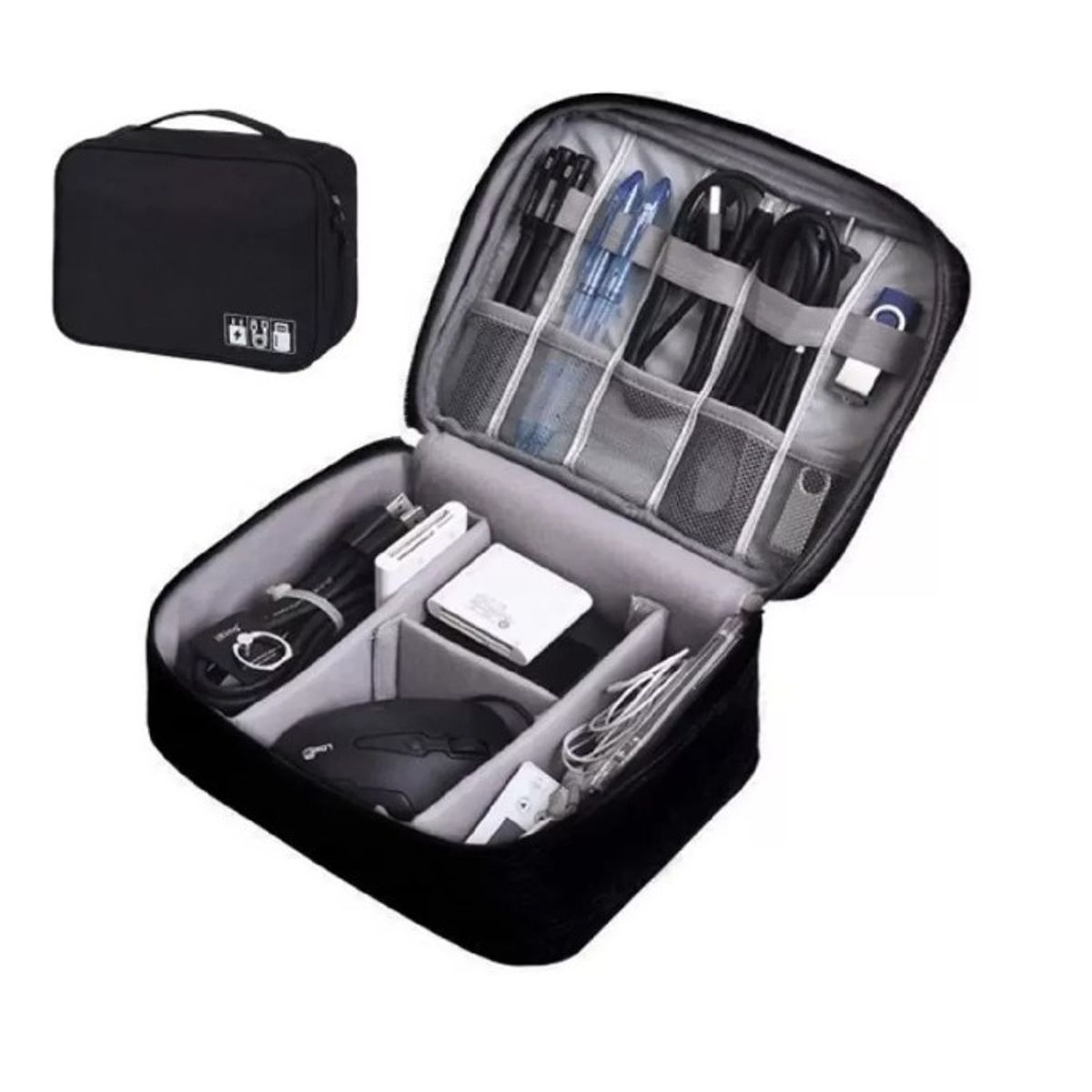 GENERICO - Estuche Organizador Cables Ordenador Bolso Organizador Viaje