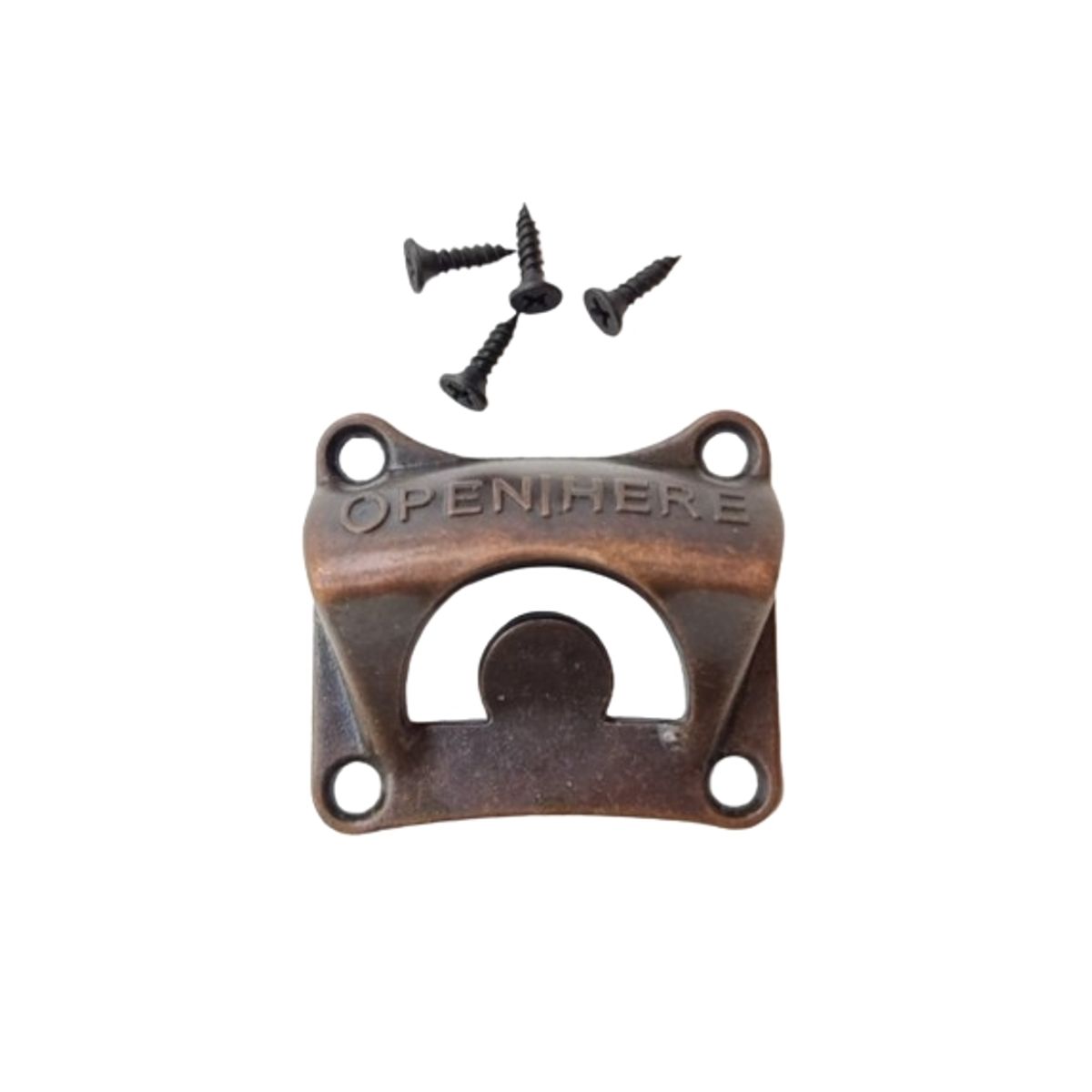 WW DESIGN - Pack 2 Destapador Cervezas De Pared - Cobre Envejecido - Oferta Única.