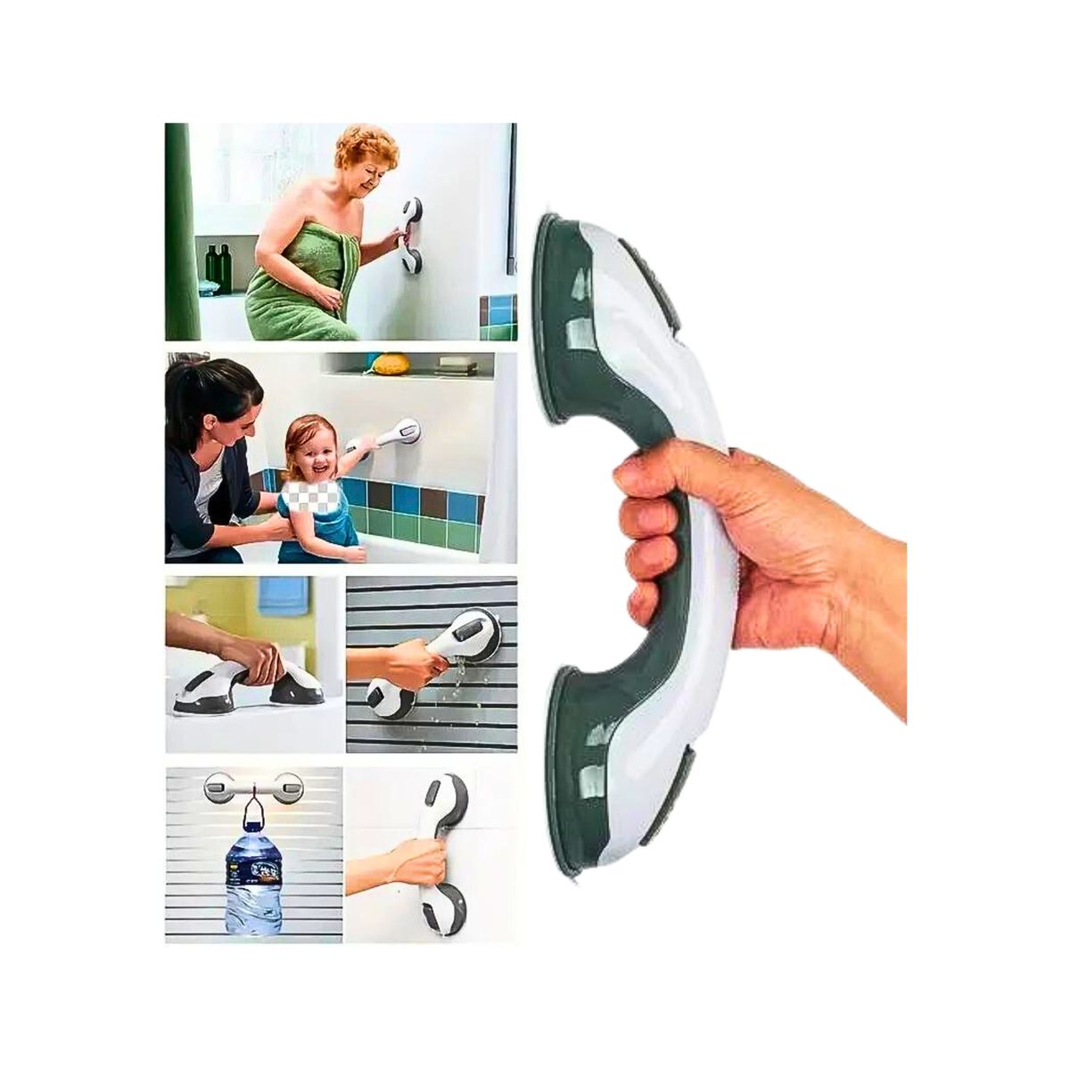 GENERICO - Barra De Pared Para Baño Soporte Apoyo Agarradera Sujetador