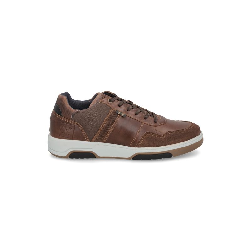 CARDINALE - Zapatillas Cuero Y Textil Brass-0-30 Brandy CARDINALE