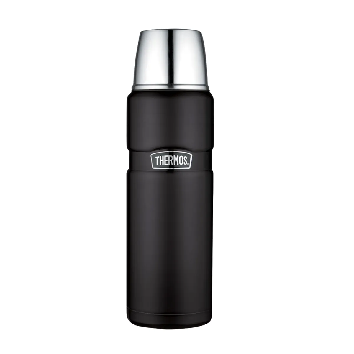 THERMOS - Termo Liquido Thermos King 470ml Acero inoxidable Negro