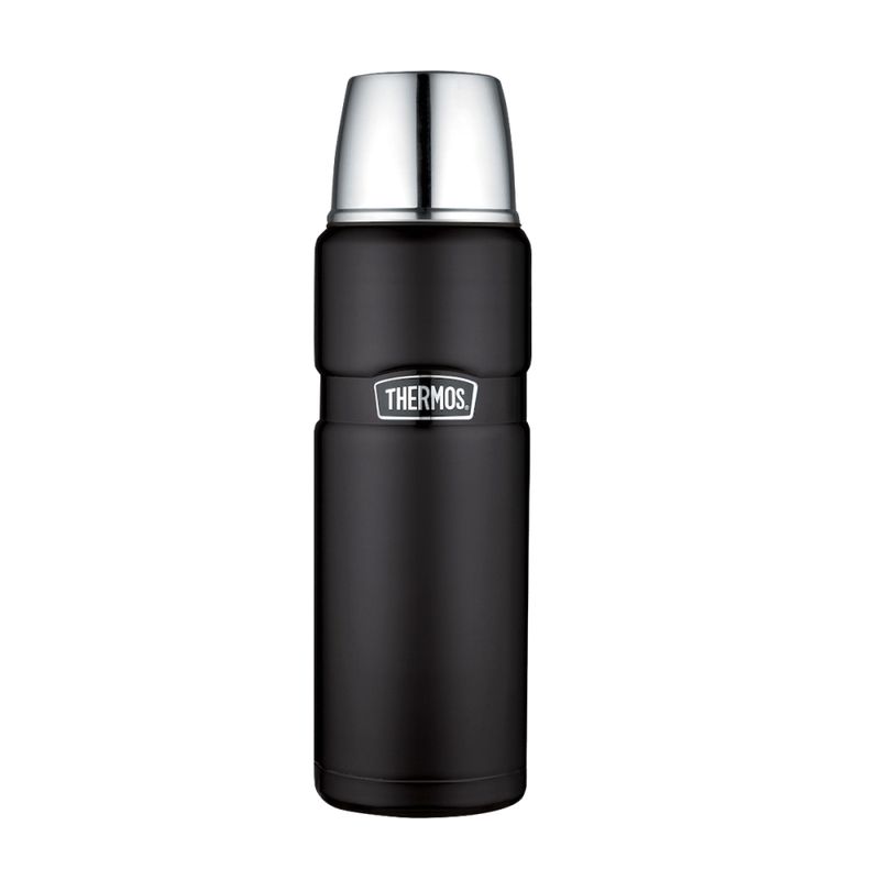 THERMOS - Termo Liquido Thermos King 470ml Acero inoxidable Negro
