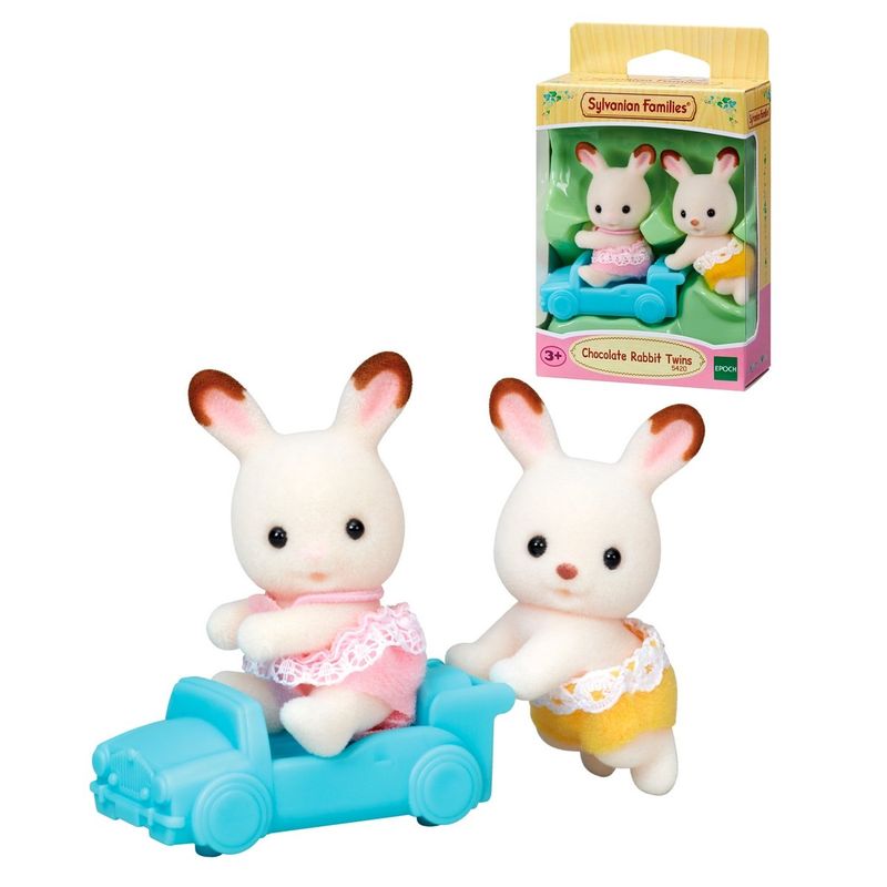 SYLVANIAN FAMILIES - GEMELOS CONEJO CHOCOLATE SYLVANIAN FAMILIES