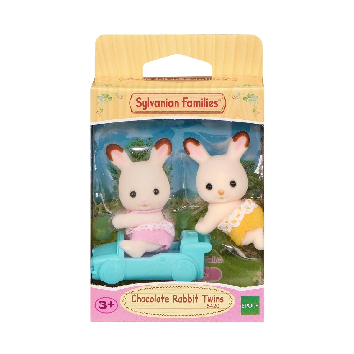 SYLVANIAN FAMILIES - Playset figuras Sylvanian Families Gemelos Conejo Chocolate