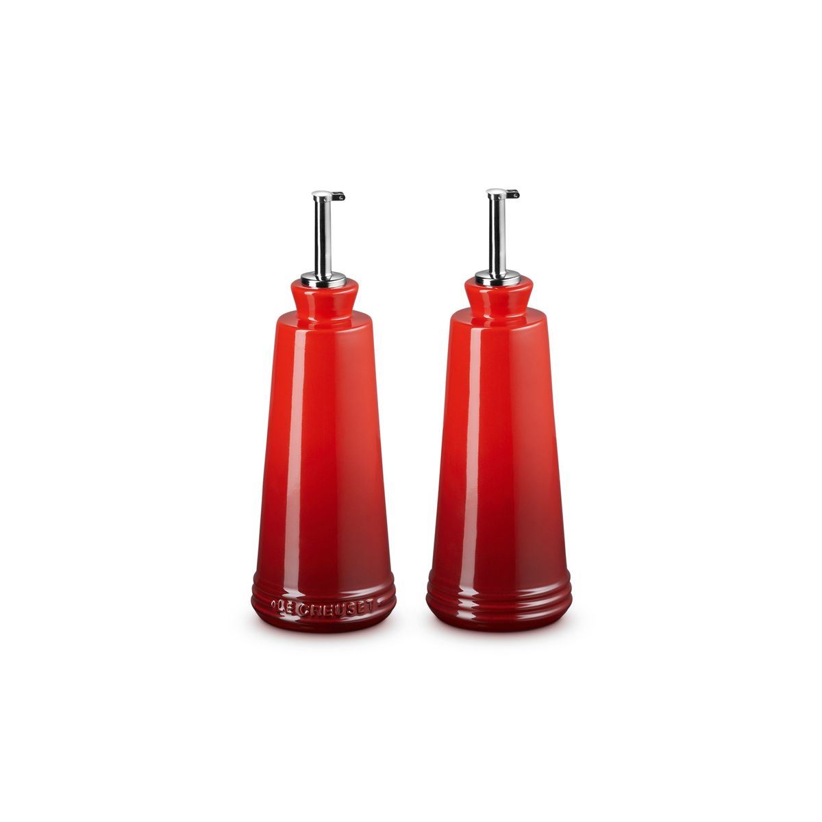 LE CREUSET - Le Creuset Set Aceite-Vinagre Signature Cereza Cerámica